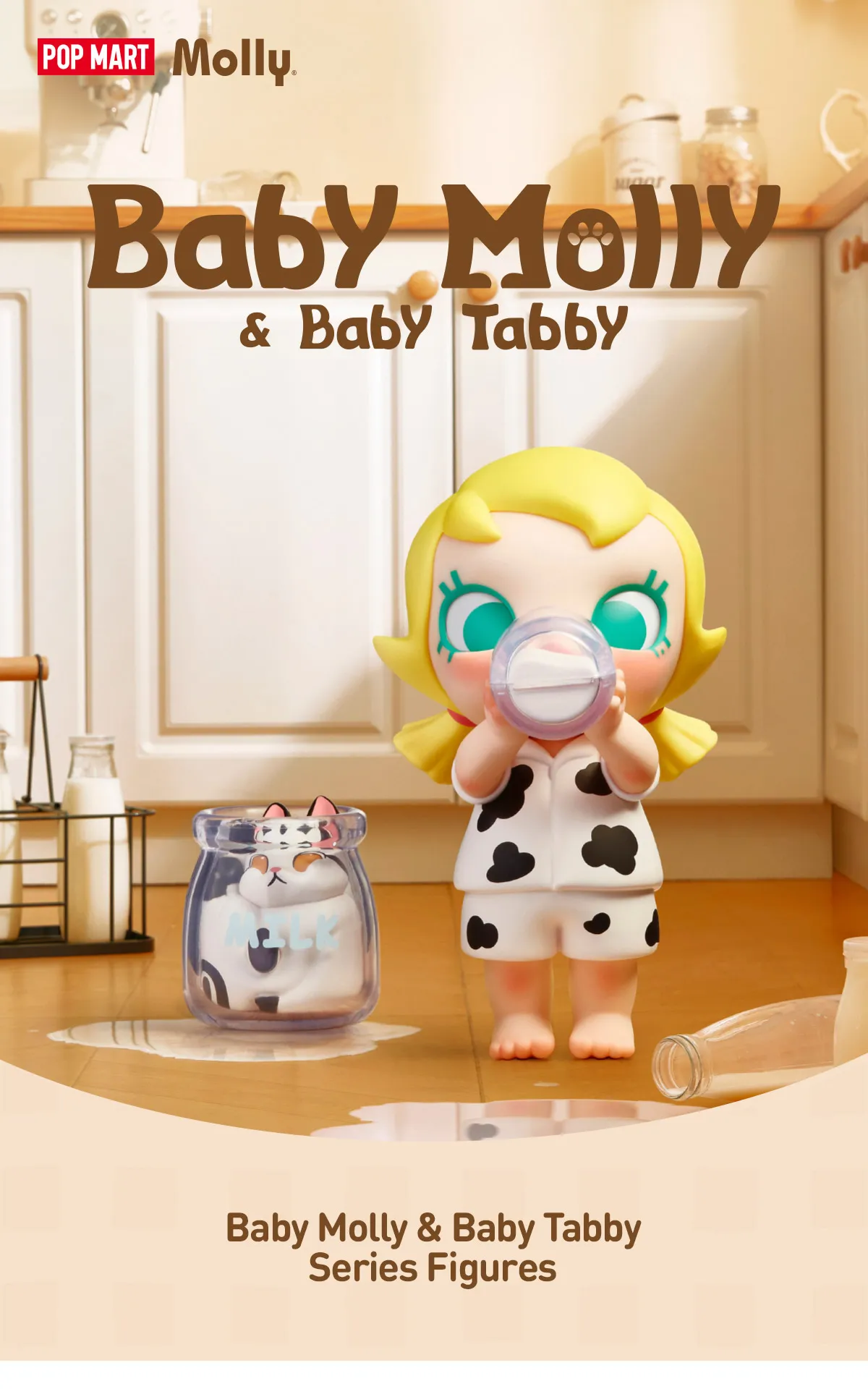 POP NOW:Baby Molly & Baby Tabby Series Figures - POP MART (United 