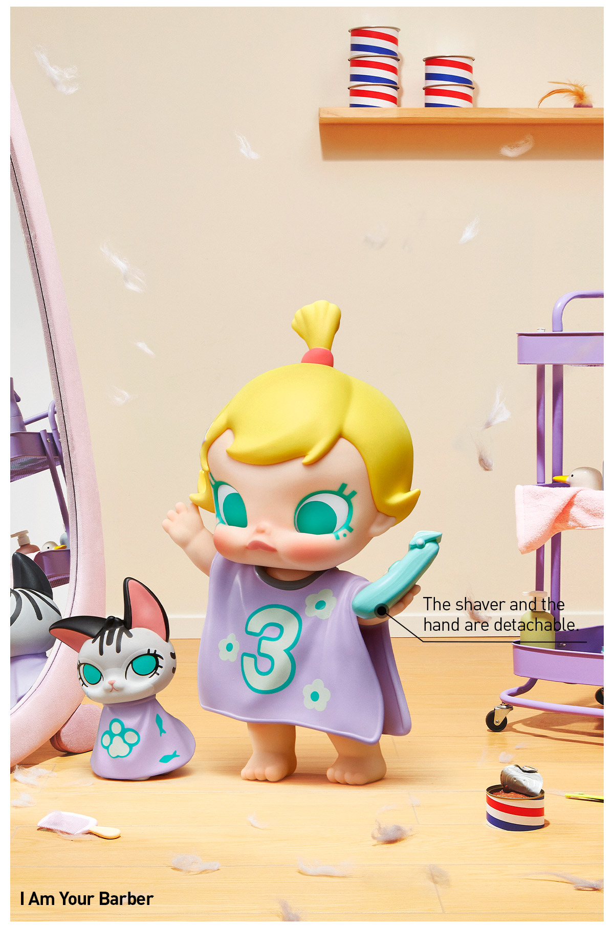 POP NOW:Baby Molly & Baby Tabby Series Figures - POP MART