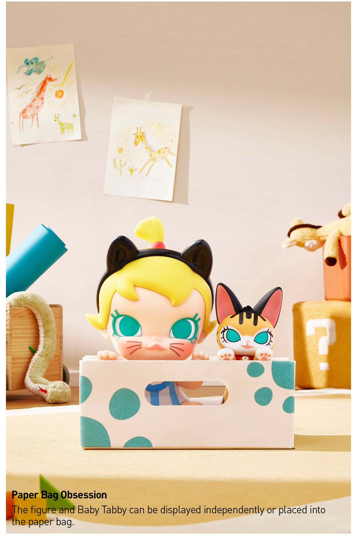 POP NOW:Baby Molly & Baby Tabby Series Figures - POP MART