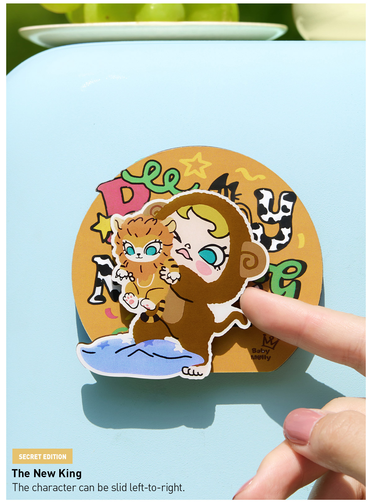 POP NOW:Baby Molly & Baby Tabby Series-Fridge Magnet Blind