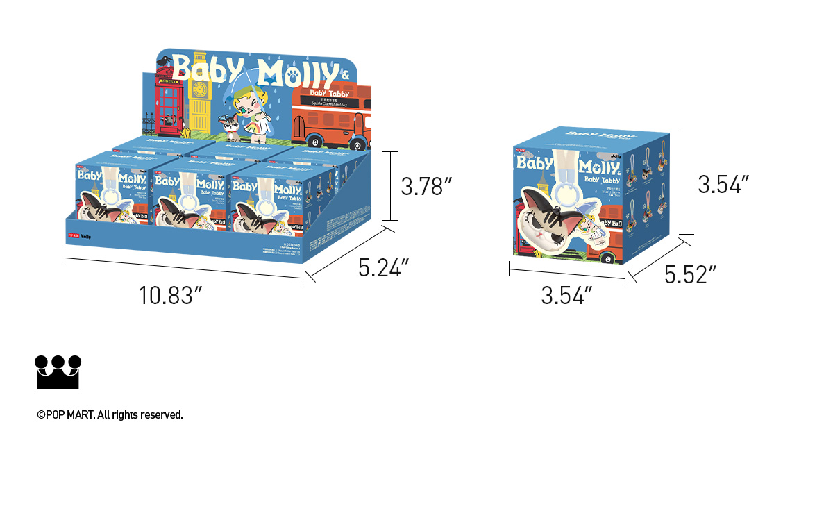 定率割引 往復 Molly NOW:Baby POP & Blind Pendant Series-Pinch Tabby Baby その他