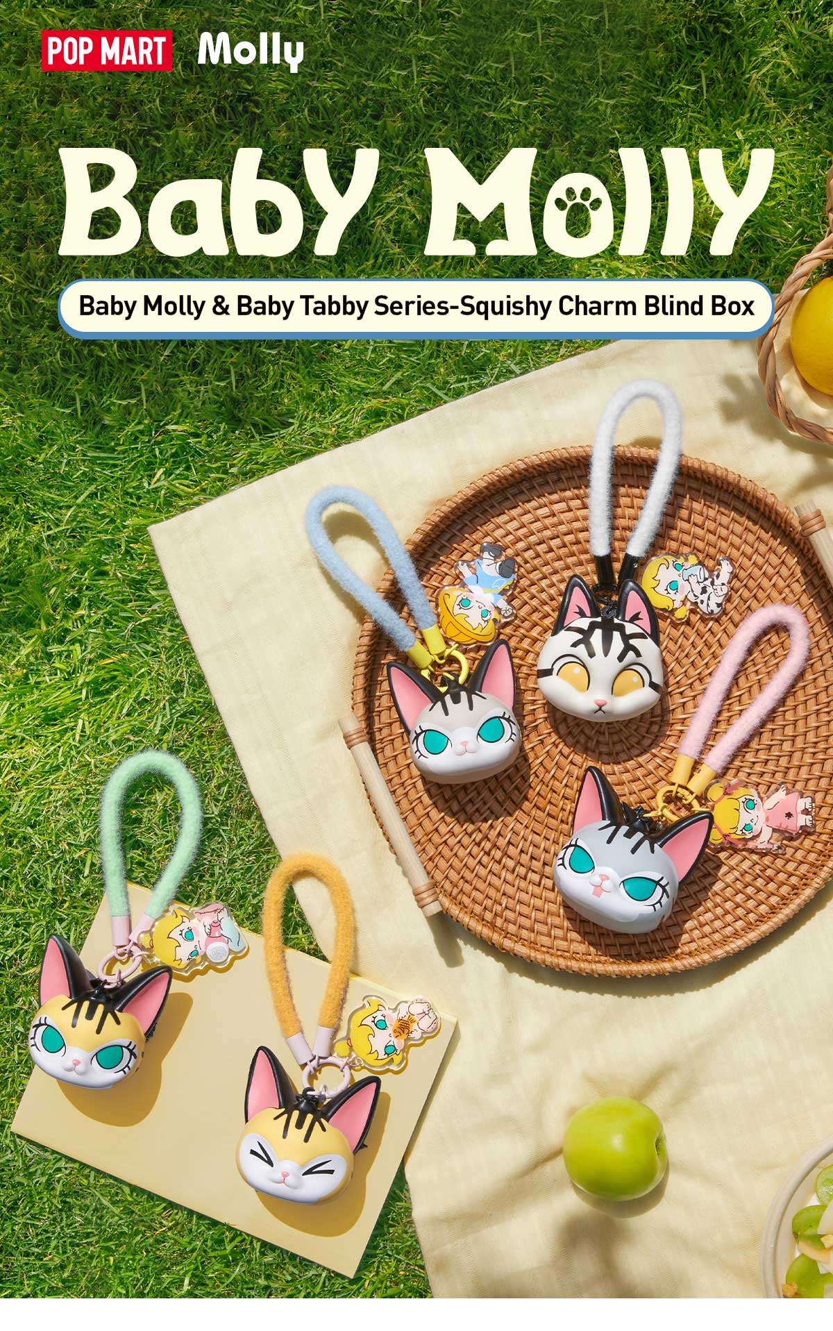 POP NOW:Baby Molly & Baby Tabby Series-Pinch Pendant Blind