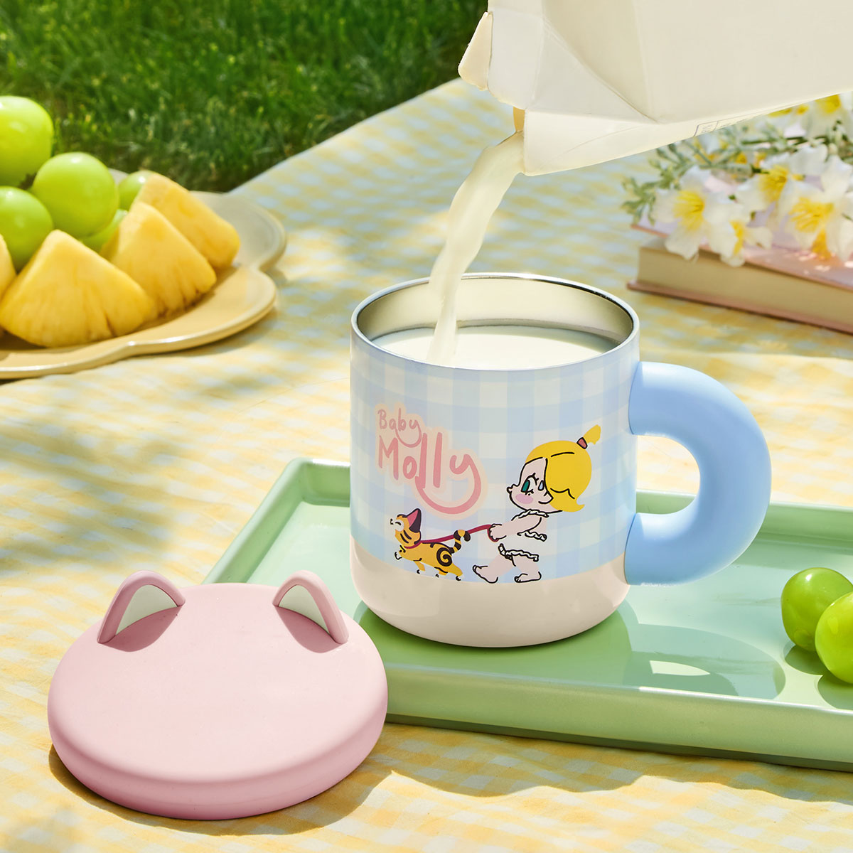 BABY MOLLY & BABY TABBY – Colección “Baby Friends” Vaso con Orejas de Gato