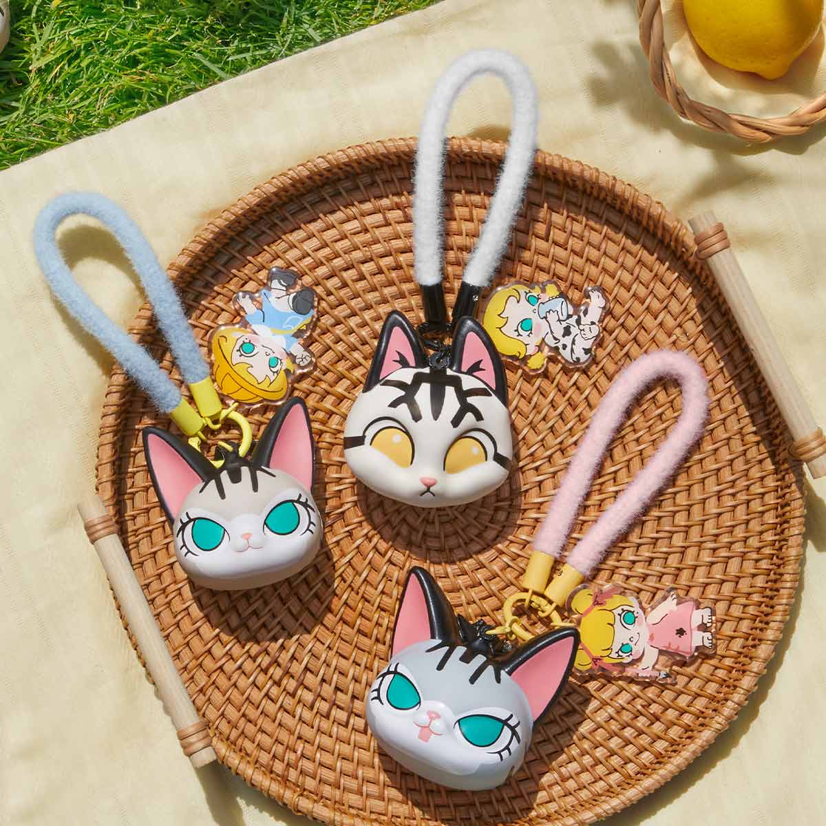 Baby Molly & Baby Tabby Series-Pinch Pendant Blind Box - POP