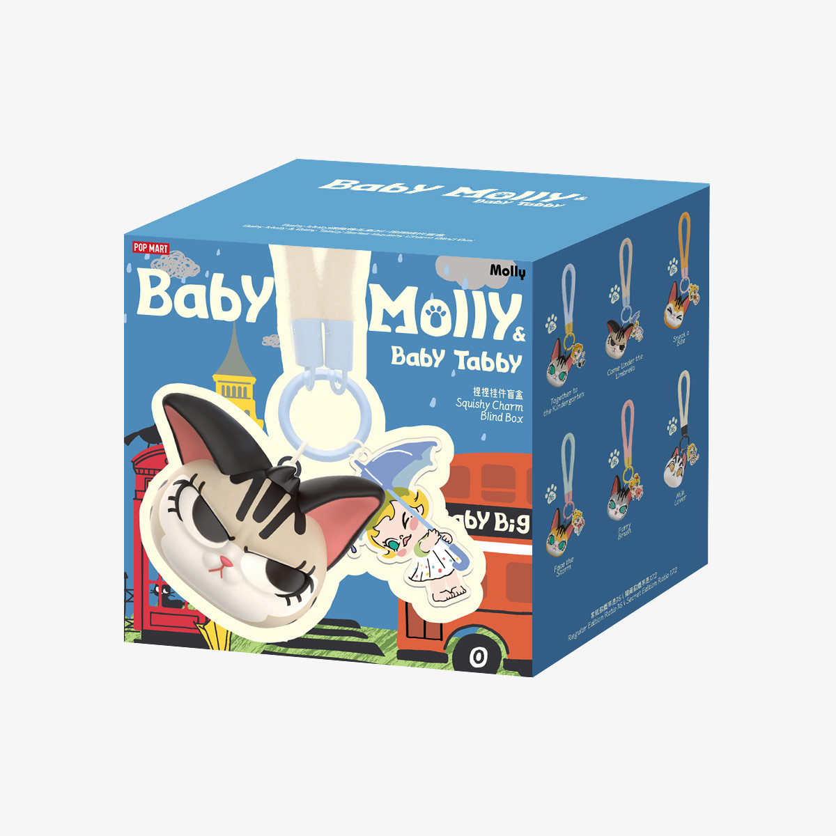 Baby Molly & Baby Tabby Series-Pinch Pendant Blind Box - POP MART
