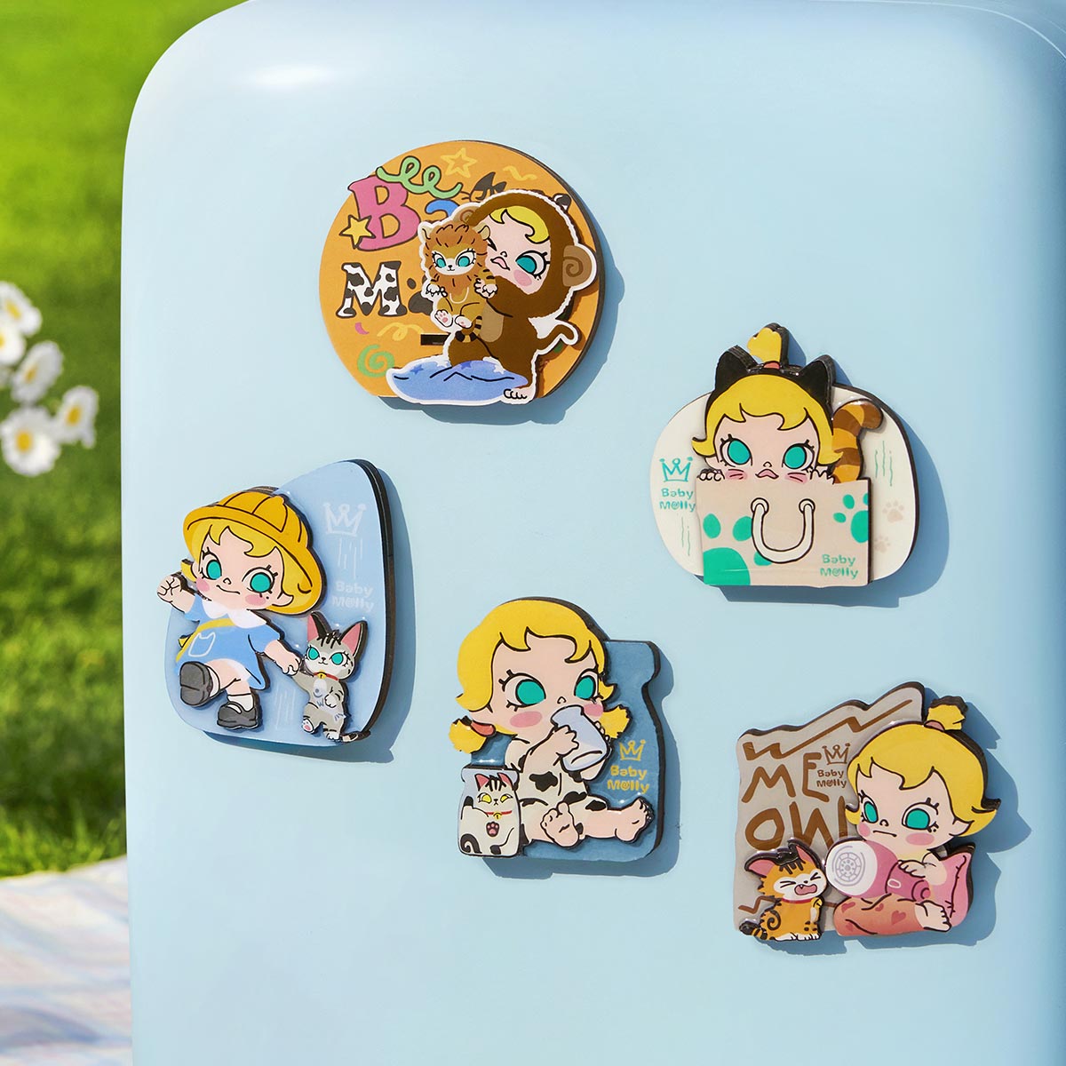 Baby Molly When I was Three! Series-Fridge Magnet Blind Box