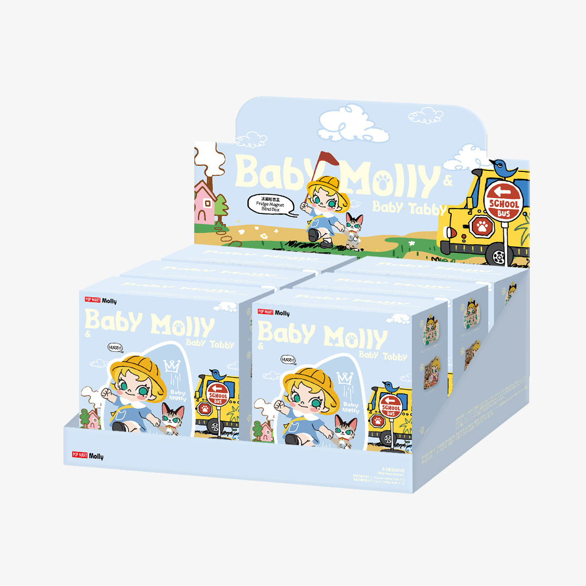 BABY MOLLY & BABY TABBY – Colección “Baby Friends” Imanes para