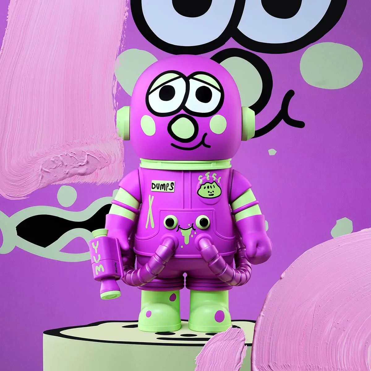 MEGA SPACE MOLLY 400% JON BURGERMAN SPACE CADETS Series - POP MART 