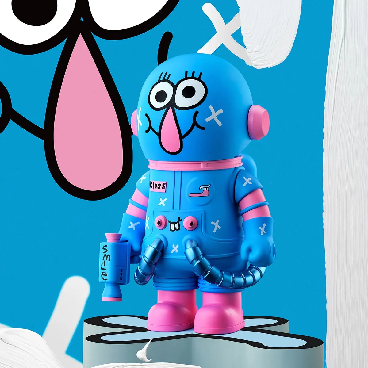 MEGA SPACE MOLLY 400% JON BURGERMAN SPACE CADETS Series - POP MART 