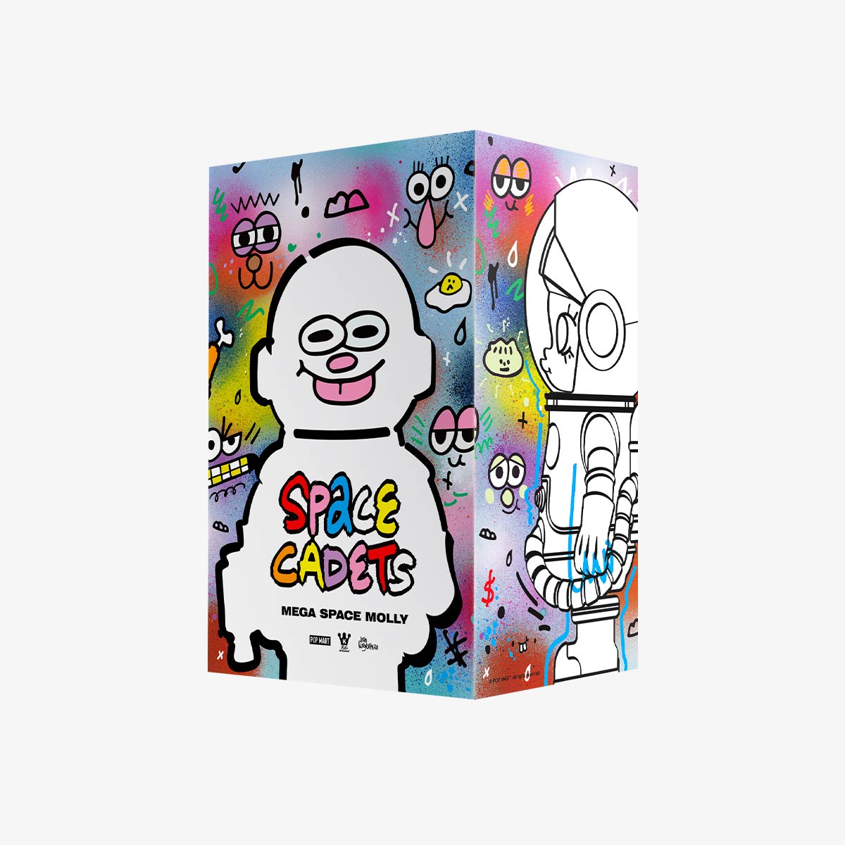 MEGA SPACE MOLLY 400% JON BURGERMAN SPACE CADETS Series - POP MART