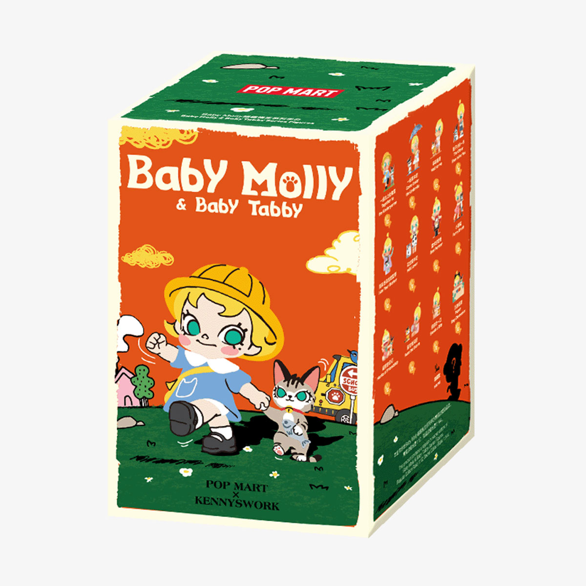 POPMART Baby Molly & Baby Tabby Series Figures-Together to