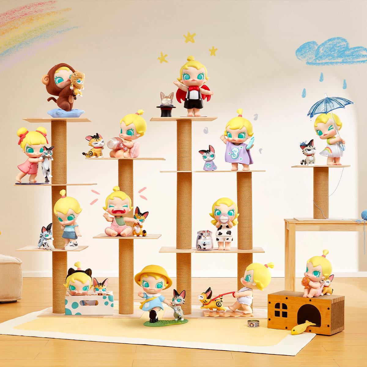 お得なセール情報 Figures Series Tabby Baby & Molly Baby - (United MART POP その他