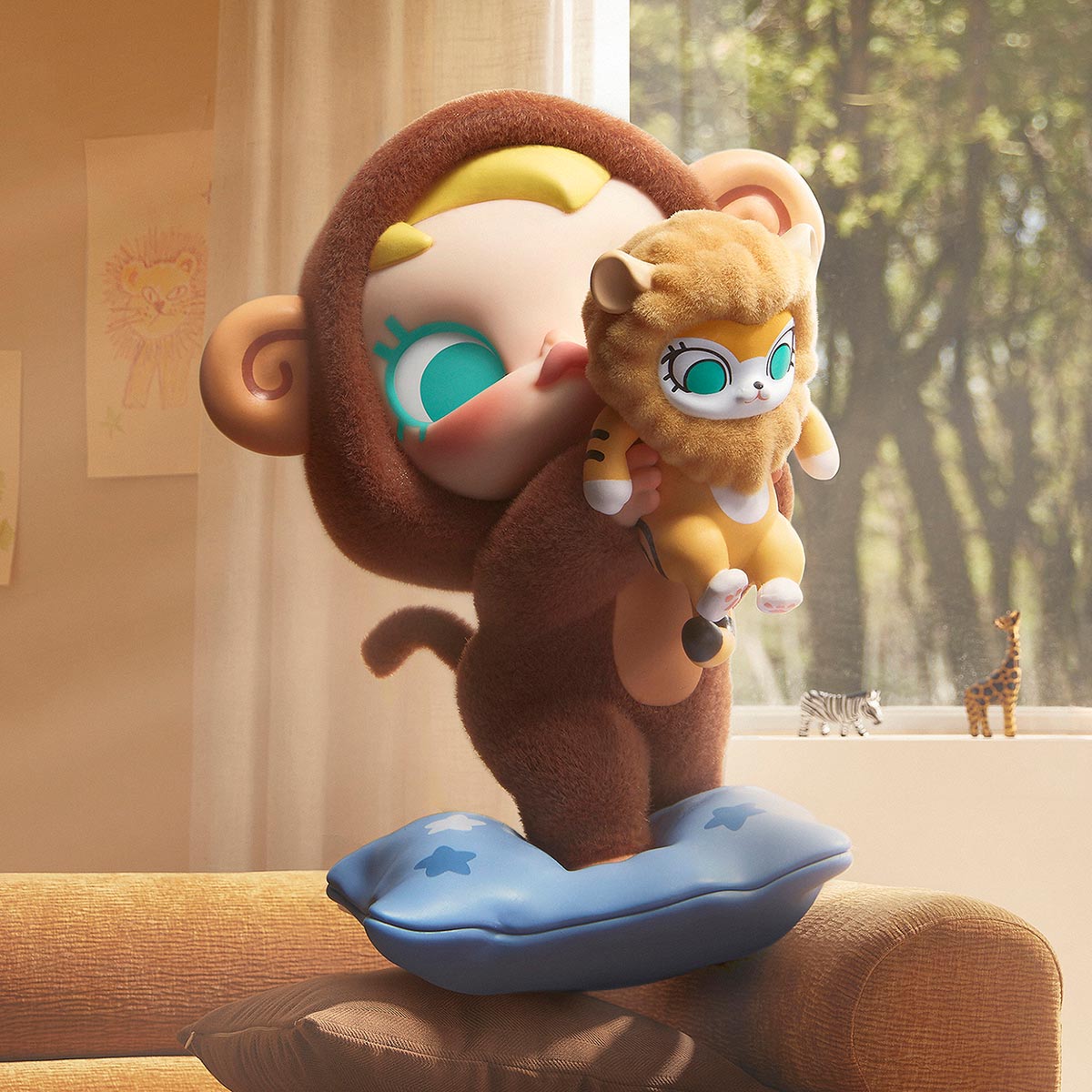 POP NOW:Baby Molly & Baby Tabby Series Figures - POP MART