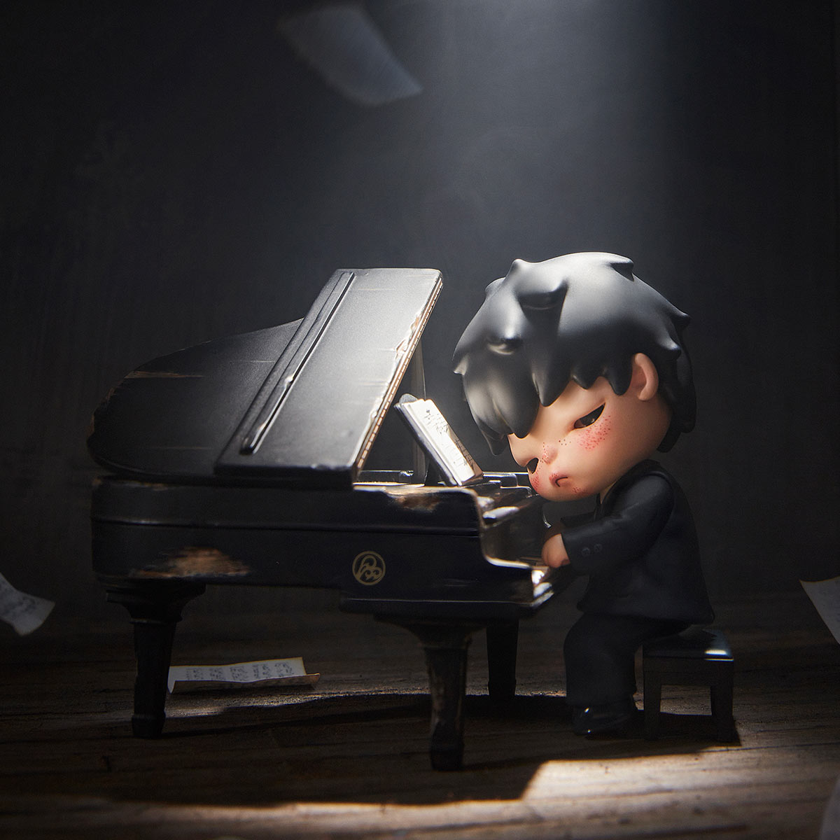 Hirono The Pianist Figure - POP MART (United States)