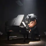 POP MART-Hirono Figura"Pianista" - Banner 3