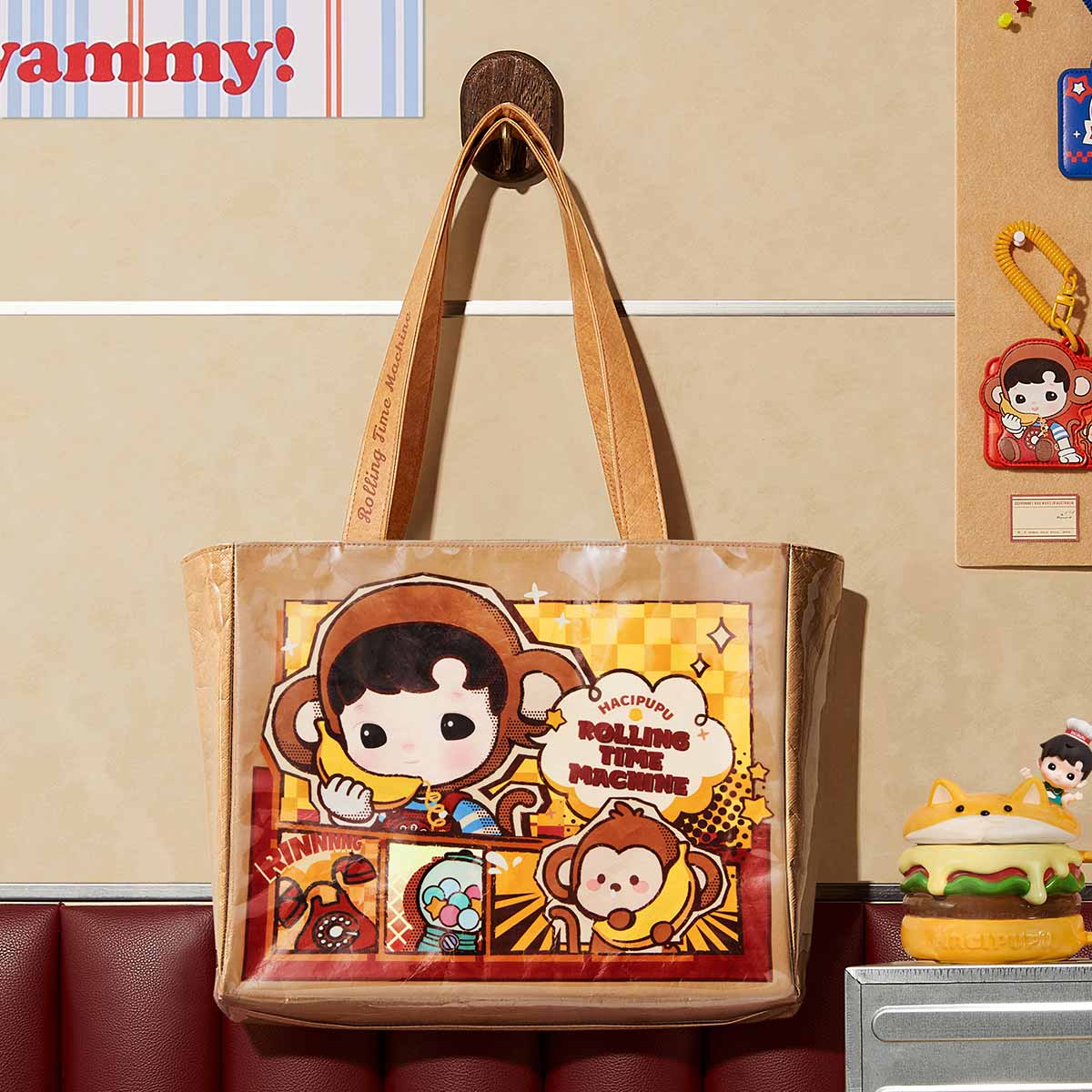 HACIPUPU Rolling Time Machine Series-Tote Bag - POP MART (United