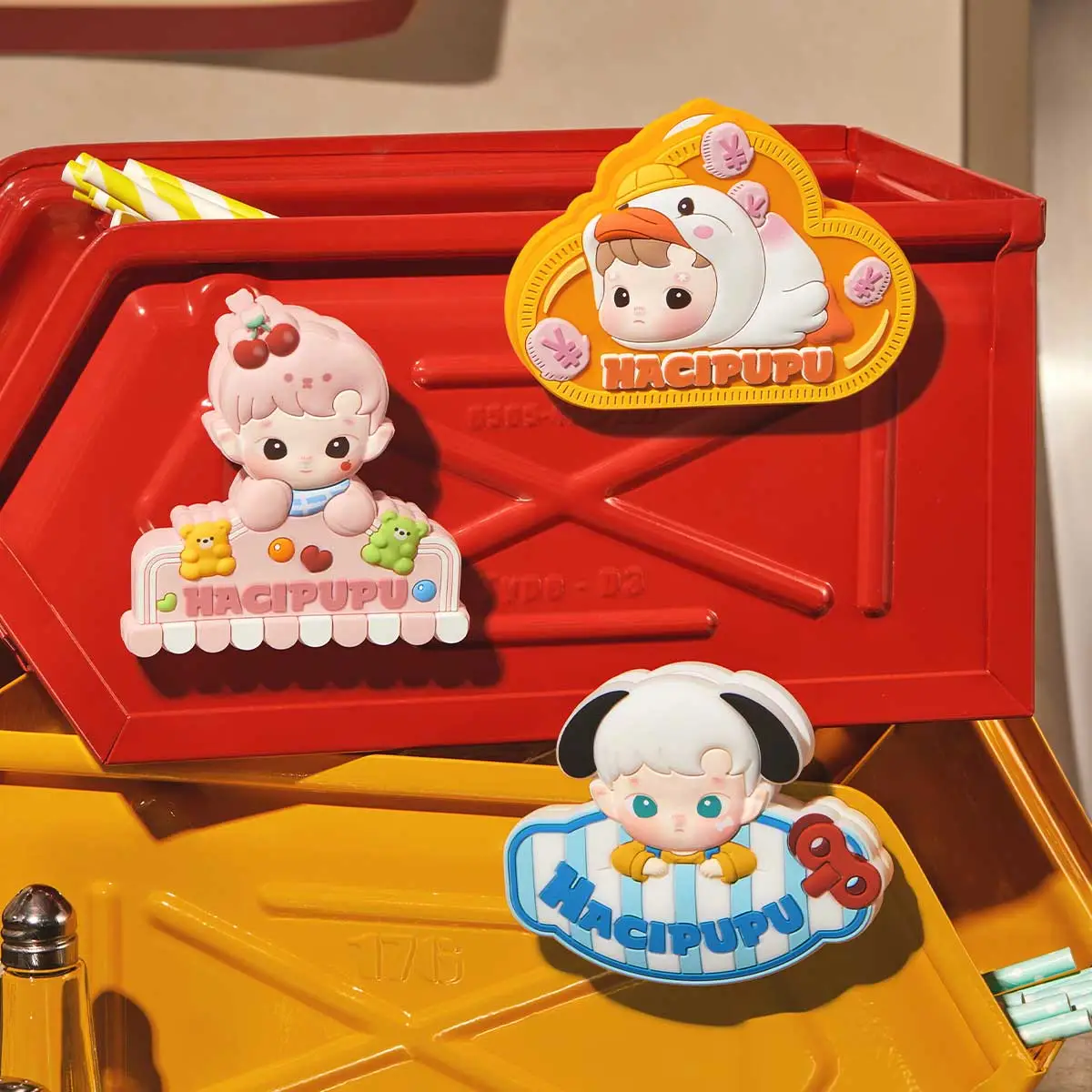 HACIPUPU Rolling Time Machine Series-Fridge Magnet Silicone Clip Blind Box