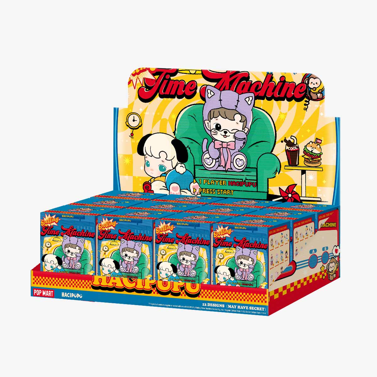 POPMART HACIPUPU Rolling Time Machine Series Blind box