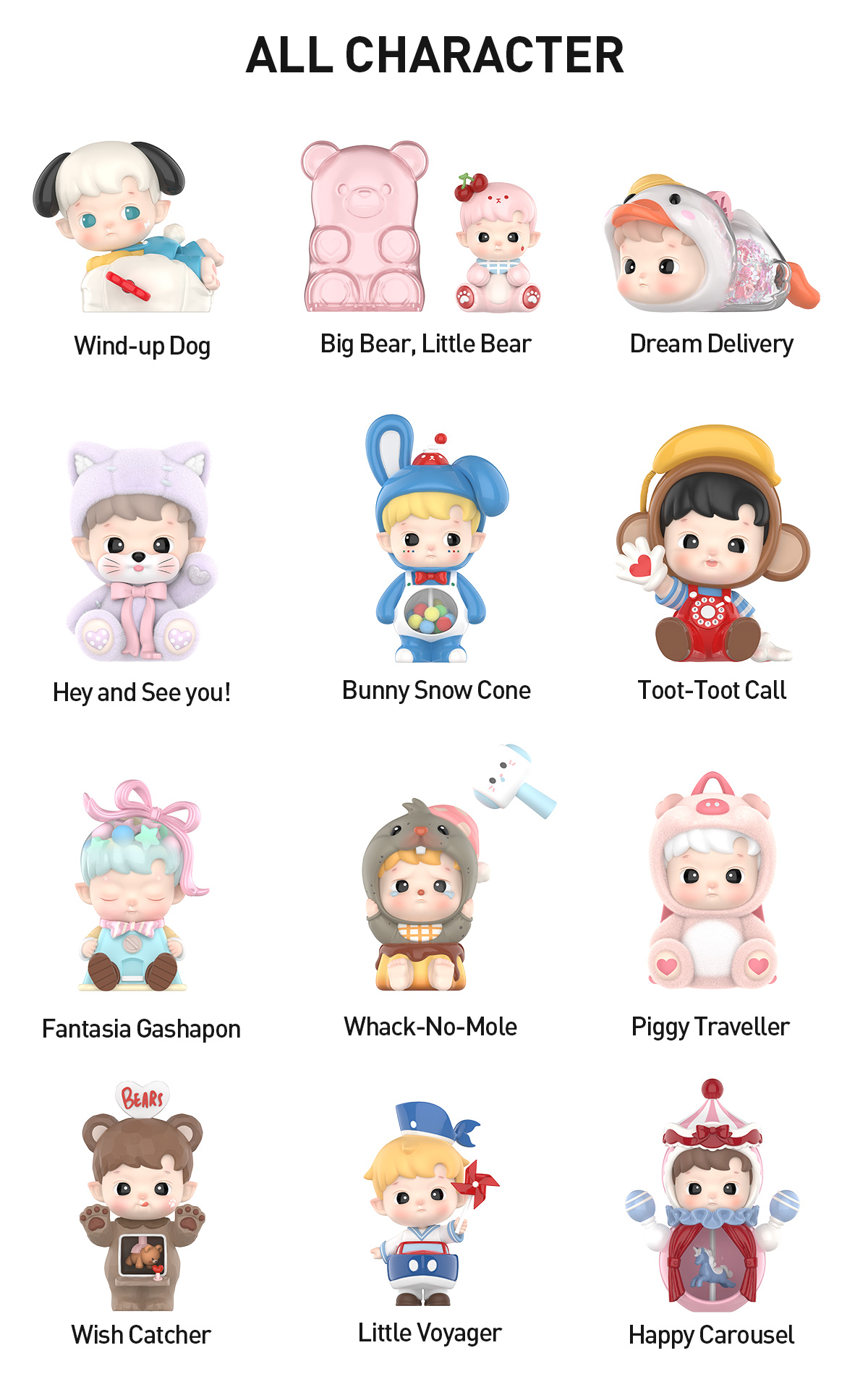 POP NOW:HACIPUPU Rolling Time Machine Series Figures - POP