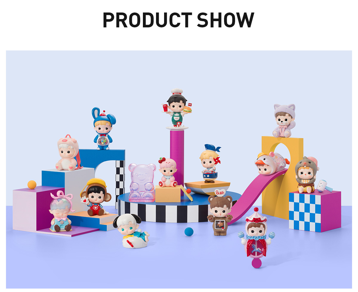 ホビーラジコン Popmart hacipupu 3box POP NOW:HACIPUPU Rolling Time Machine Series Figures - POP