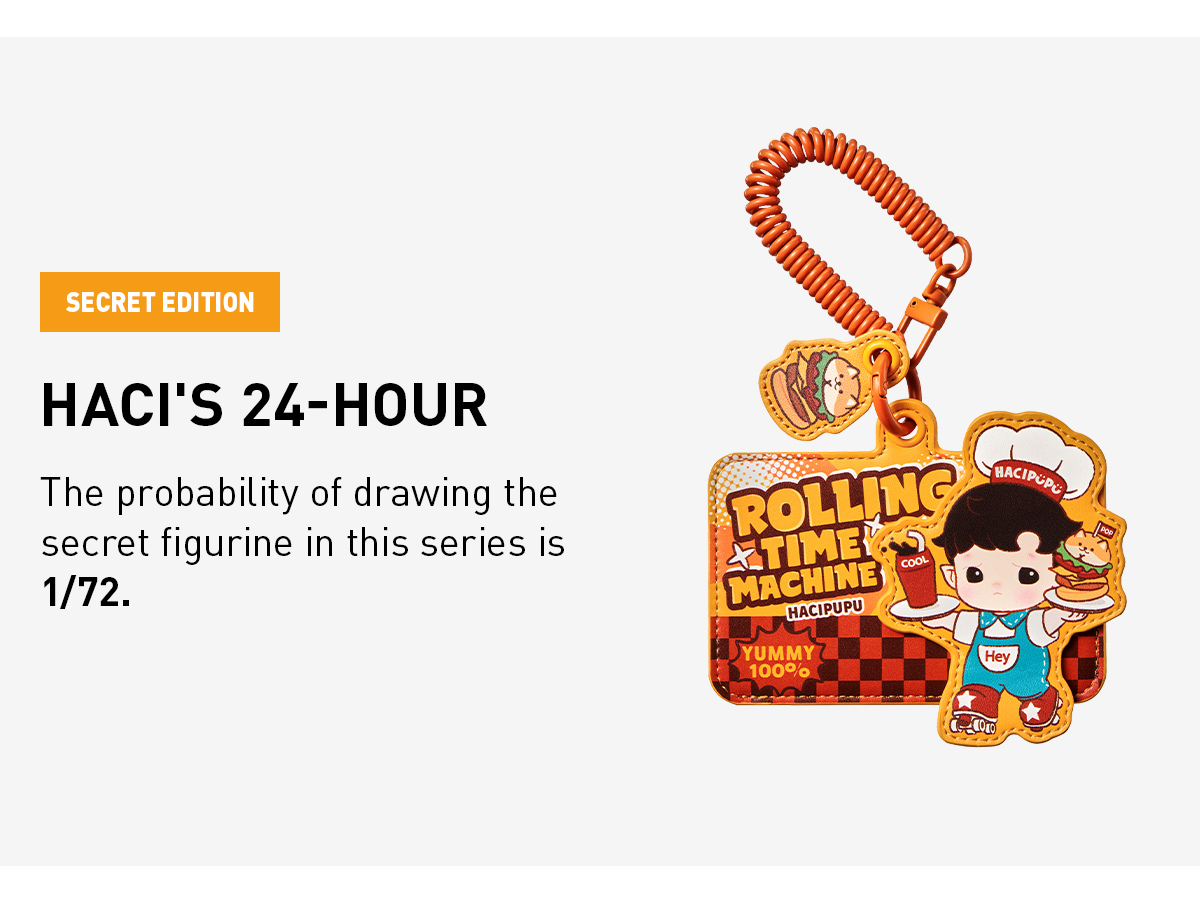 POP NOW:HACIPUPU-Rolling Time Machine Series-Card Holder
