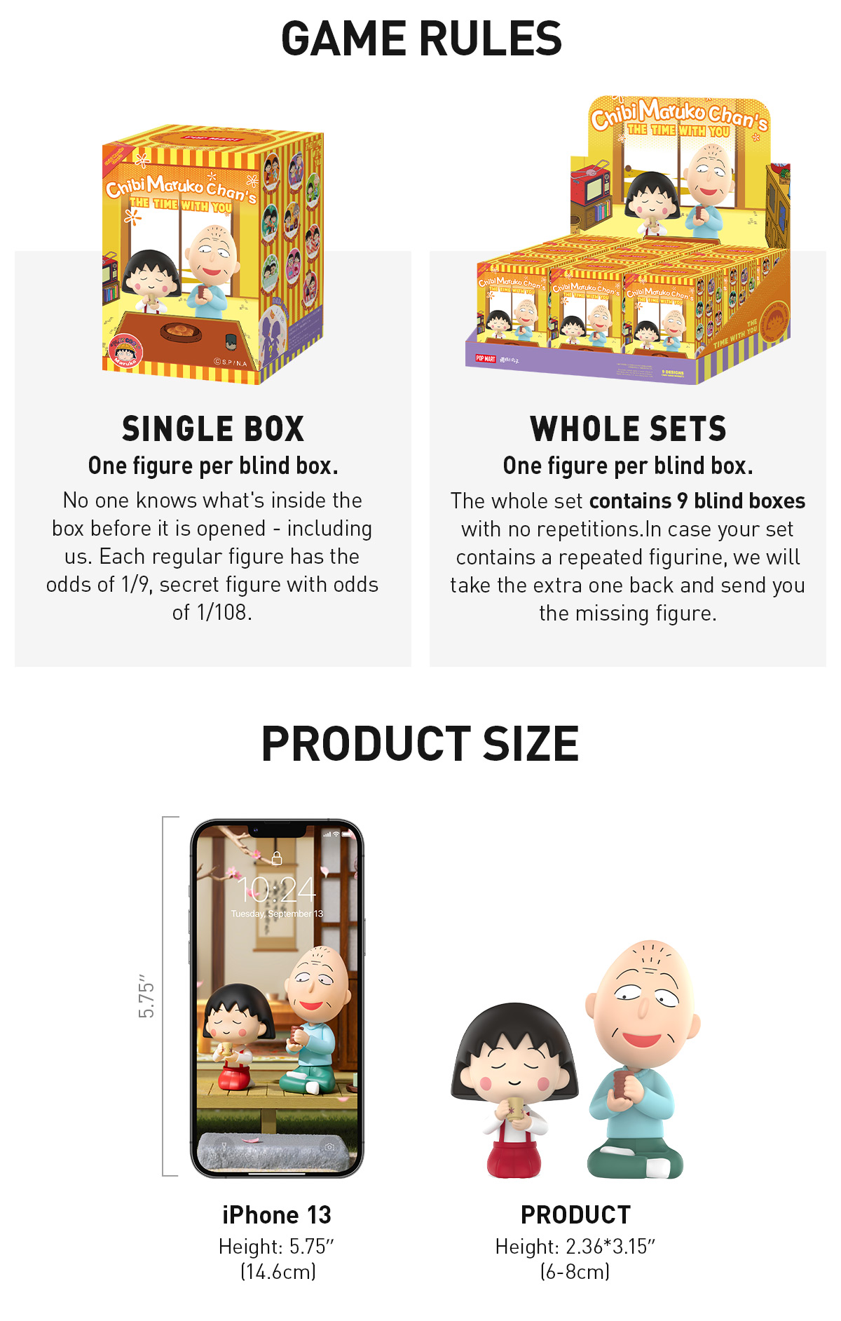 POP NOW:Chibi Maruko Chan's The Time With You Series Figures