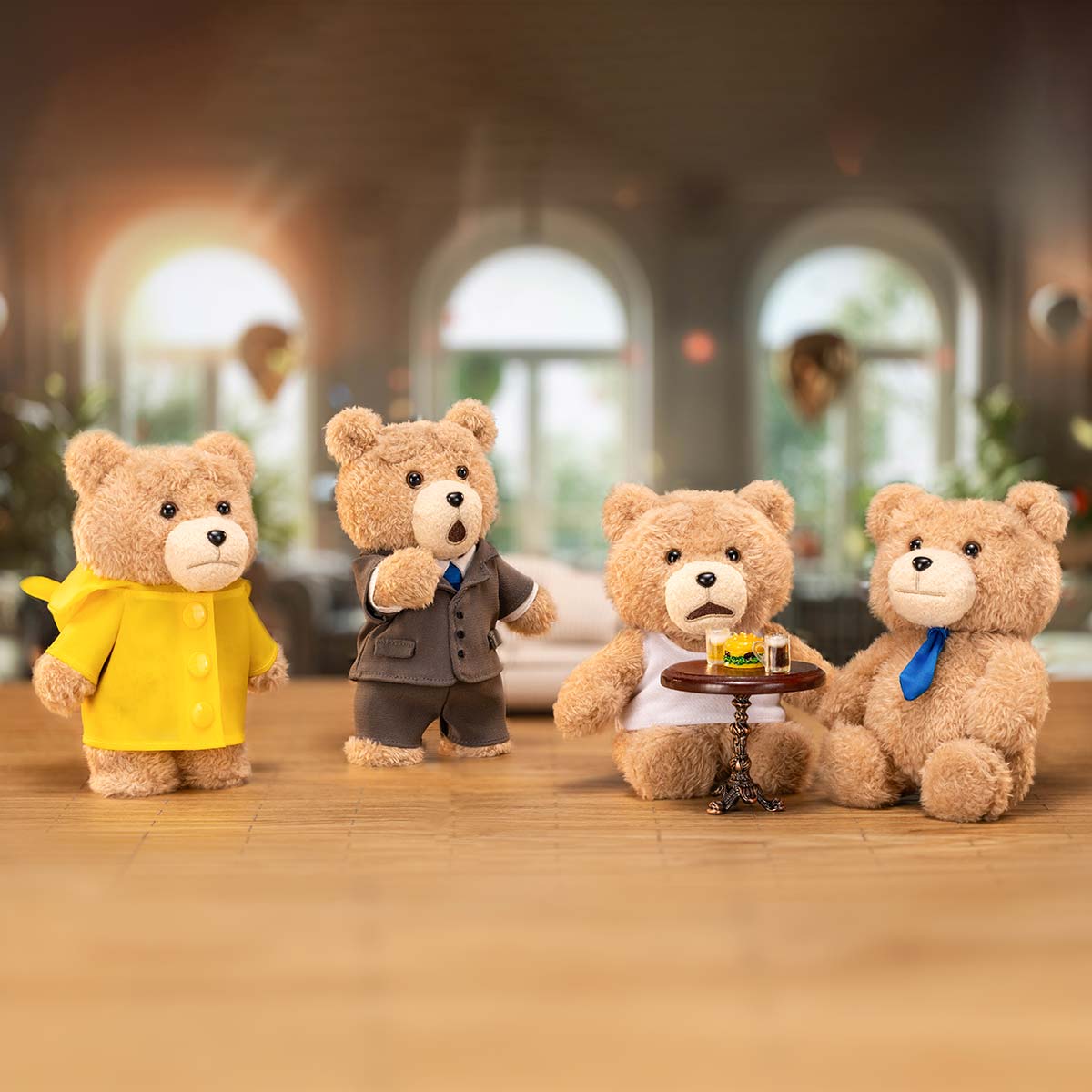 Ted2 シークレット POPMART Teddy Bear POP NOW:Ted2 Teddy Bear Action Plush Pendant - POP MART
