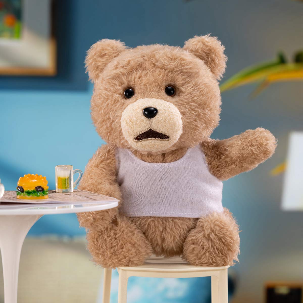 POPMART Ted2 Teddy Bear ぬいぐるみペンダント Ted2 Teddy Bear Action Plush Pendant - POP MART (United States)