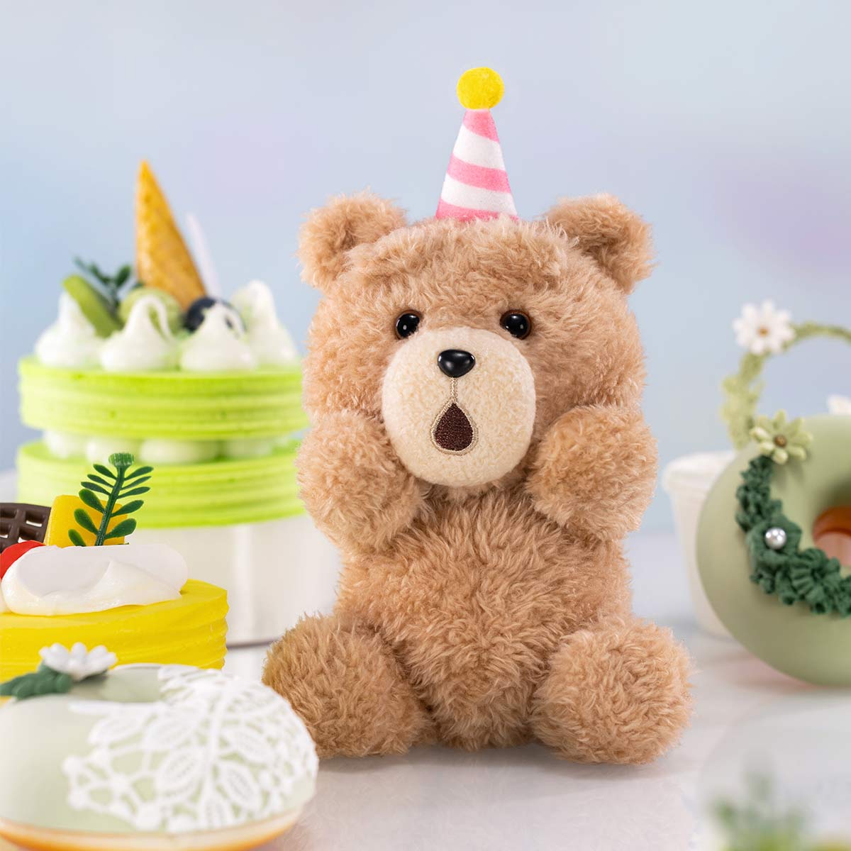 ted2 テディベア Action plush pendant ぬいぐるみ Ted2 Teddy Bear Action Plush Pendant - POP MART (United States)