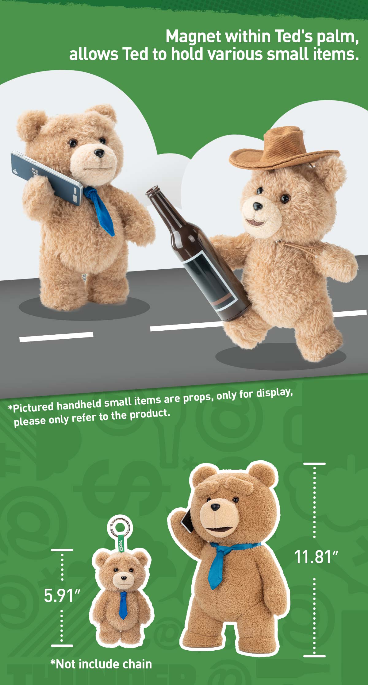 popmart ted2 テッド secret スーツ POP NOW:Ted2 Teddy Bear Action Plush Pendant - POP MART