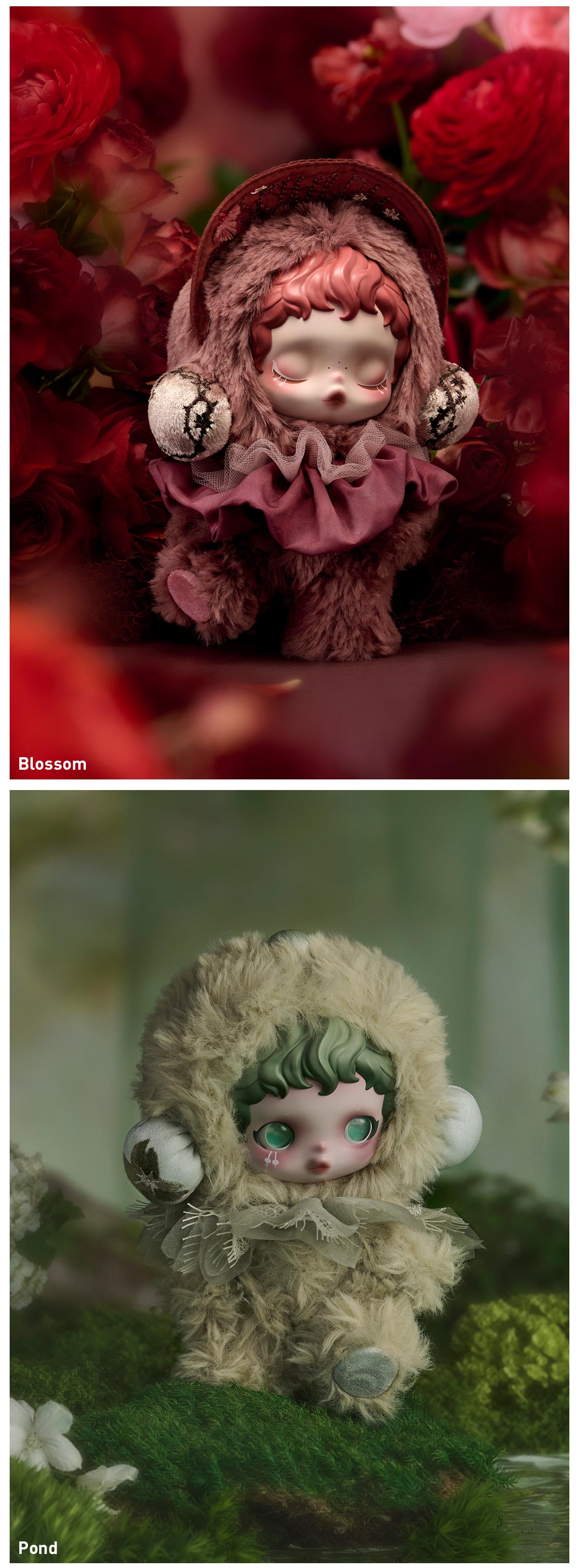 POP NOW:SKULLPANDA L'impressionnisme Series Plush Doll - POP