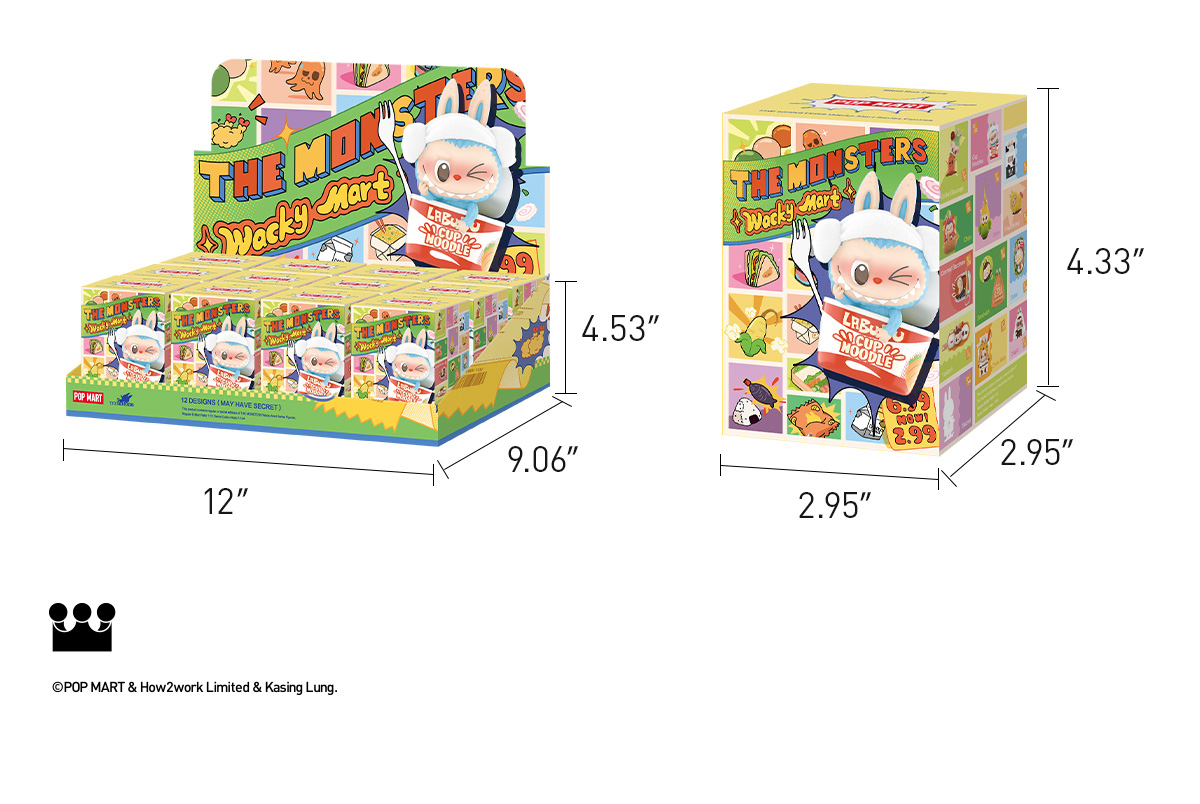 THE MONSTERS Wacky Mart Series Figures - POP MART (United