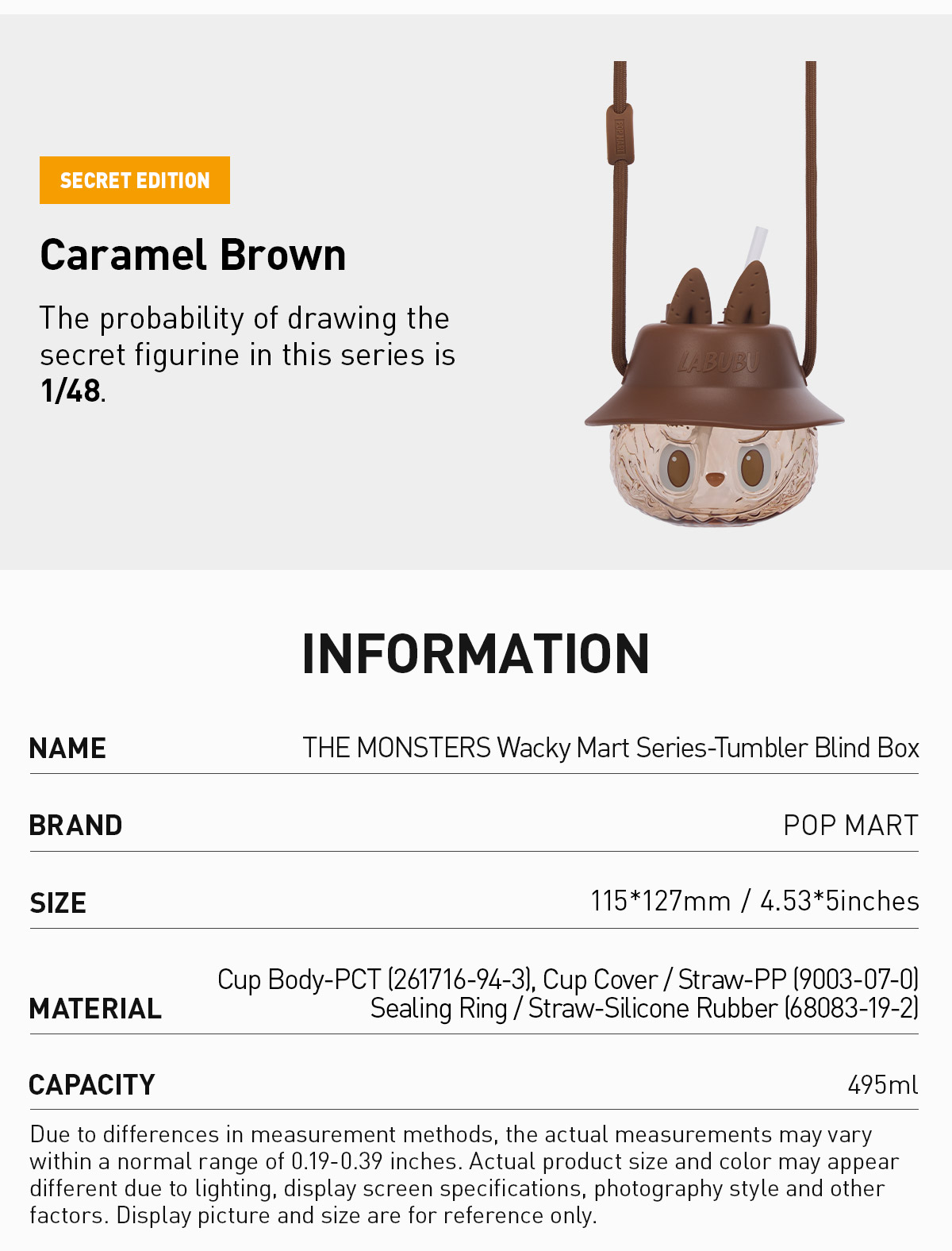 THE MONSTERS Wacky Mart Series-Tumbler Blind Box - POP MART