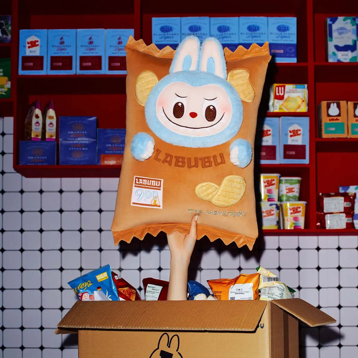 THE MONSTERS – Colección “Tiendita de la Esquina” Almohada (Papas Fritas)