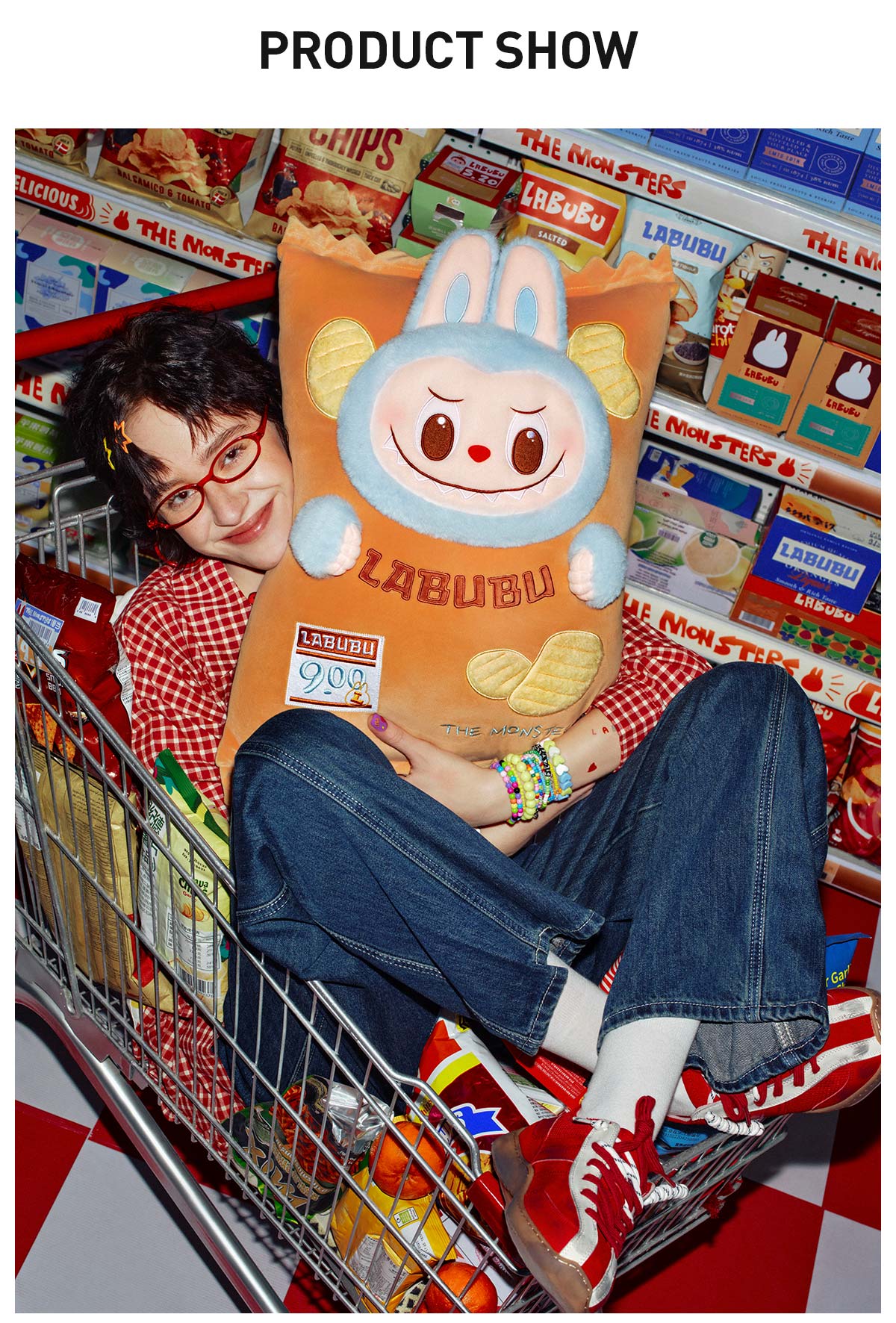 小物・アクセサリー THE MONSTERS Wacky Mart Series-Pillow THE MONSTERS Wacky Mart Series-Pillow (Chips) - POP MART