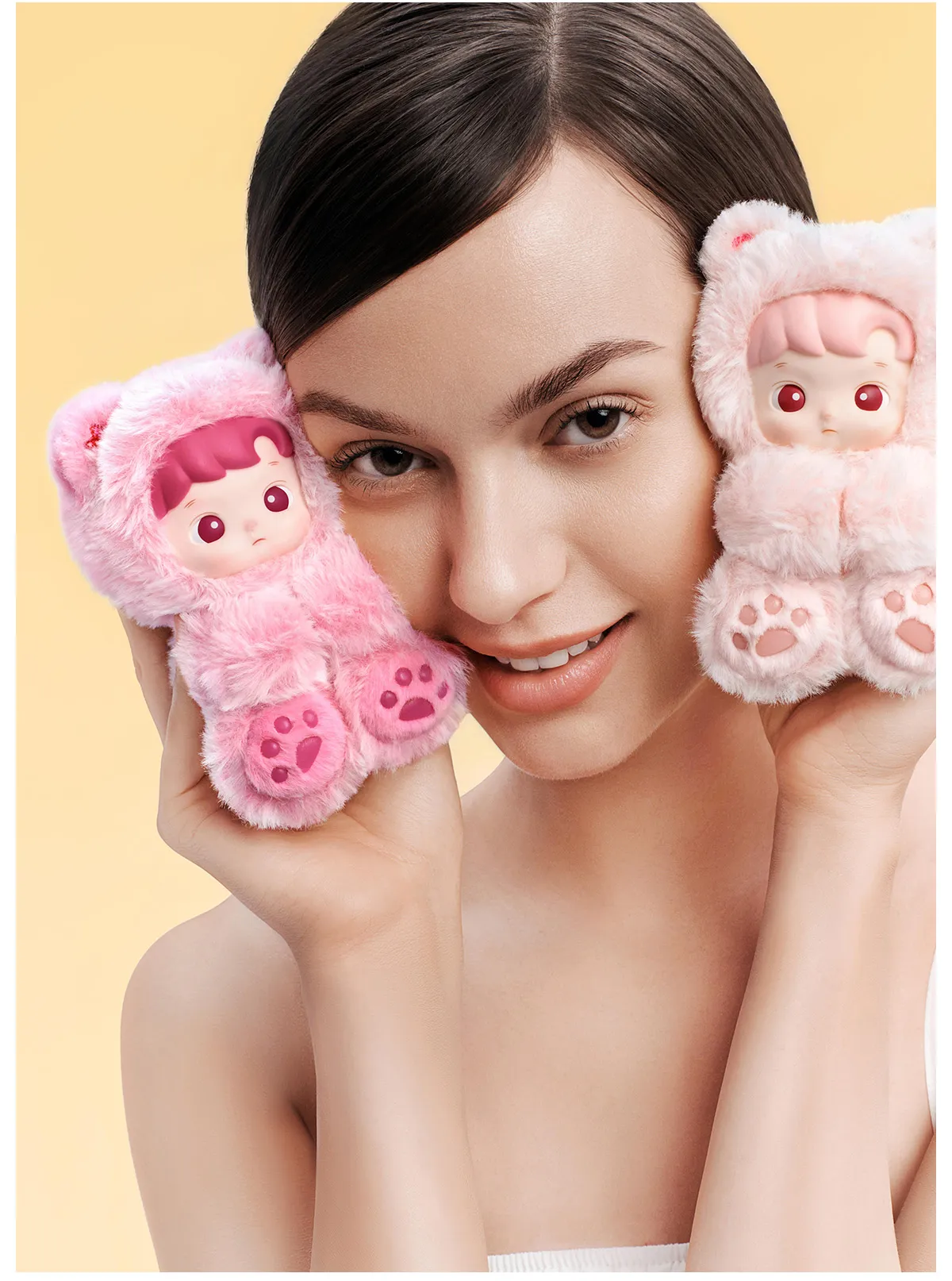 POP NOW:HACIPUPU Gummy Bear Series-Vinyl Plush Pendant Blind Box 