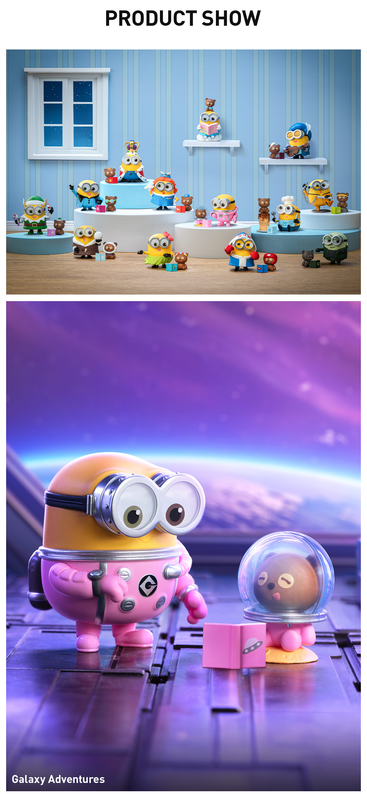 POP MART Minions Bedtime Stories by Bob and Tim Series Blind