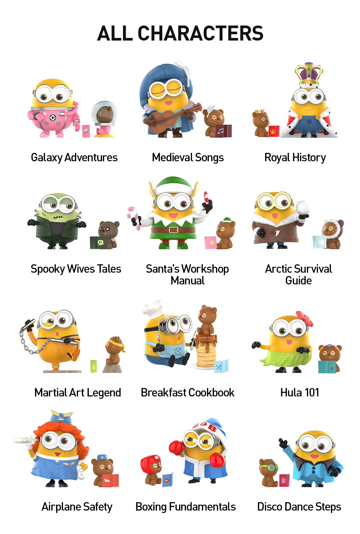 Minions Bedtime Stories by Bob and Tim Series Figures - POP
