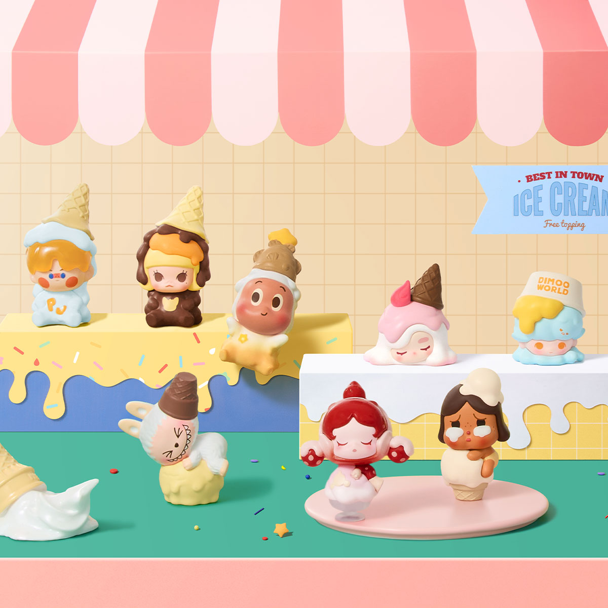 POP BEAN Ice Cream Series Box Set - POP MART (United States)