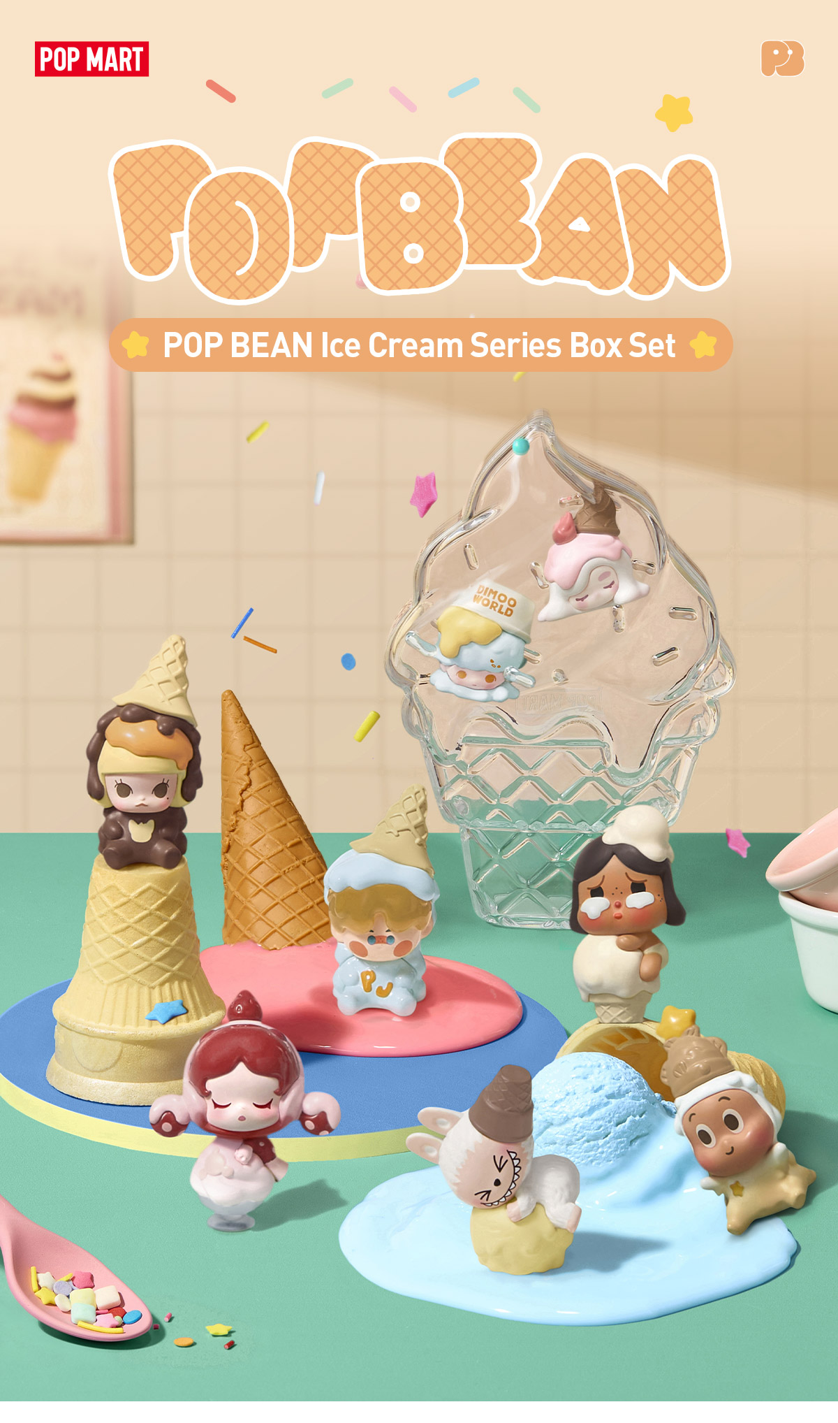 その他 POP BEAN Ice Cream Series Box Set POP BEAN Ice Cream Series Box Set - POP MART (United States)
