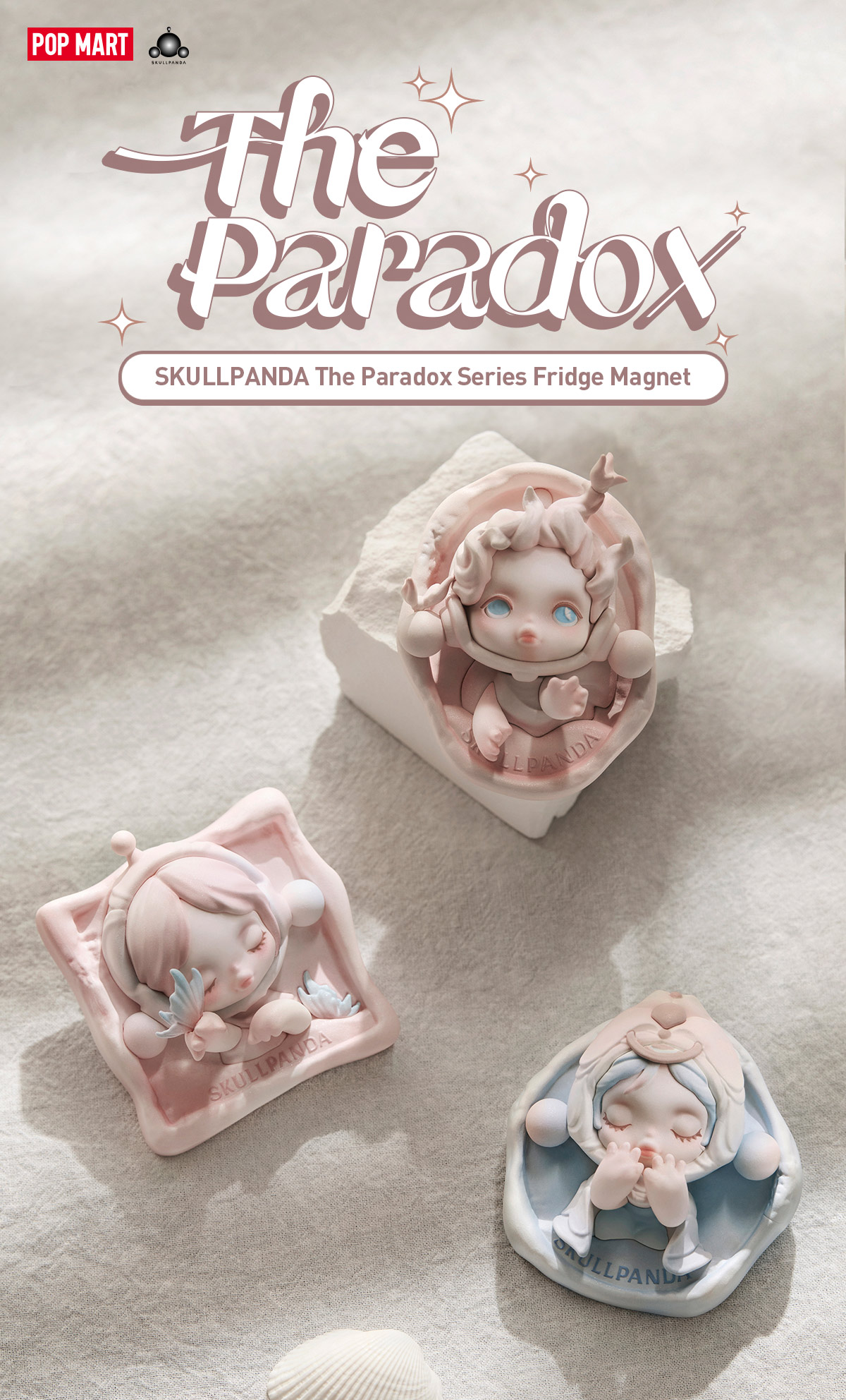 スカルパンダ ザパラドックス シリーズ フリッジマグネット アソートボックス POP MART Official | Shop
