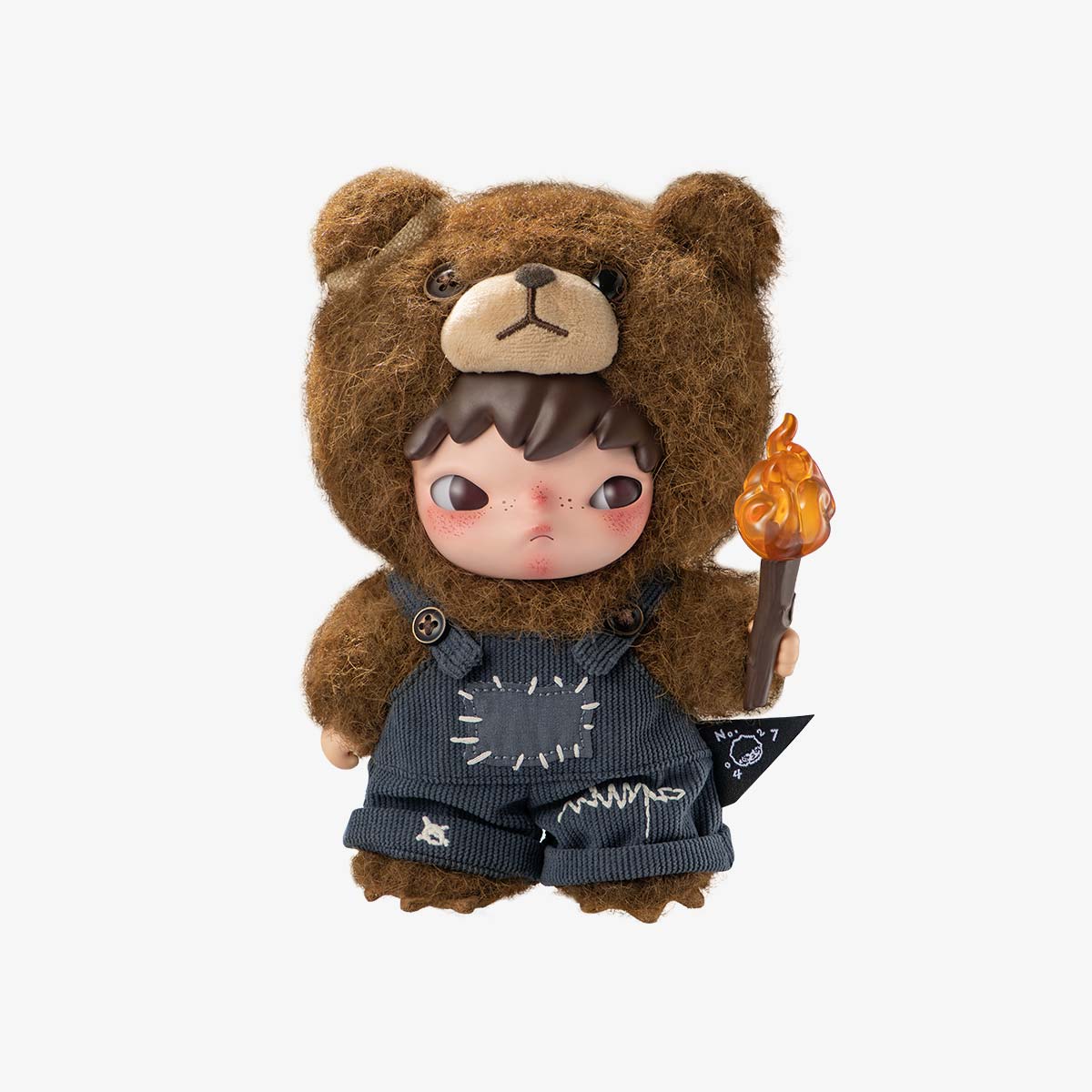Classic Bag Series-LABUBU Berber Fleece Backpack (Brown