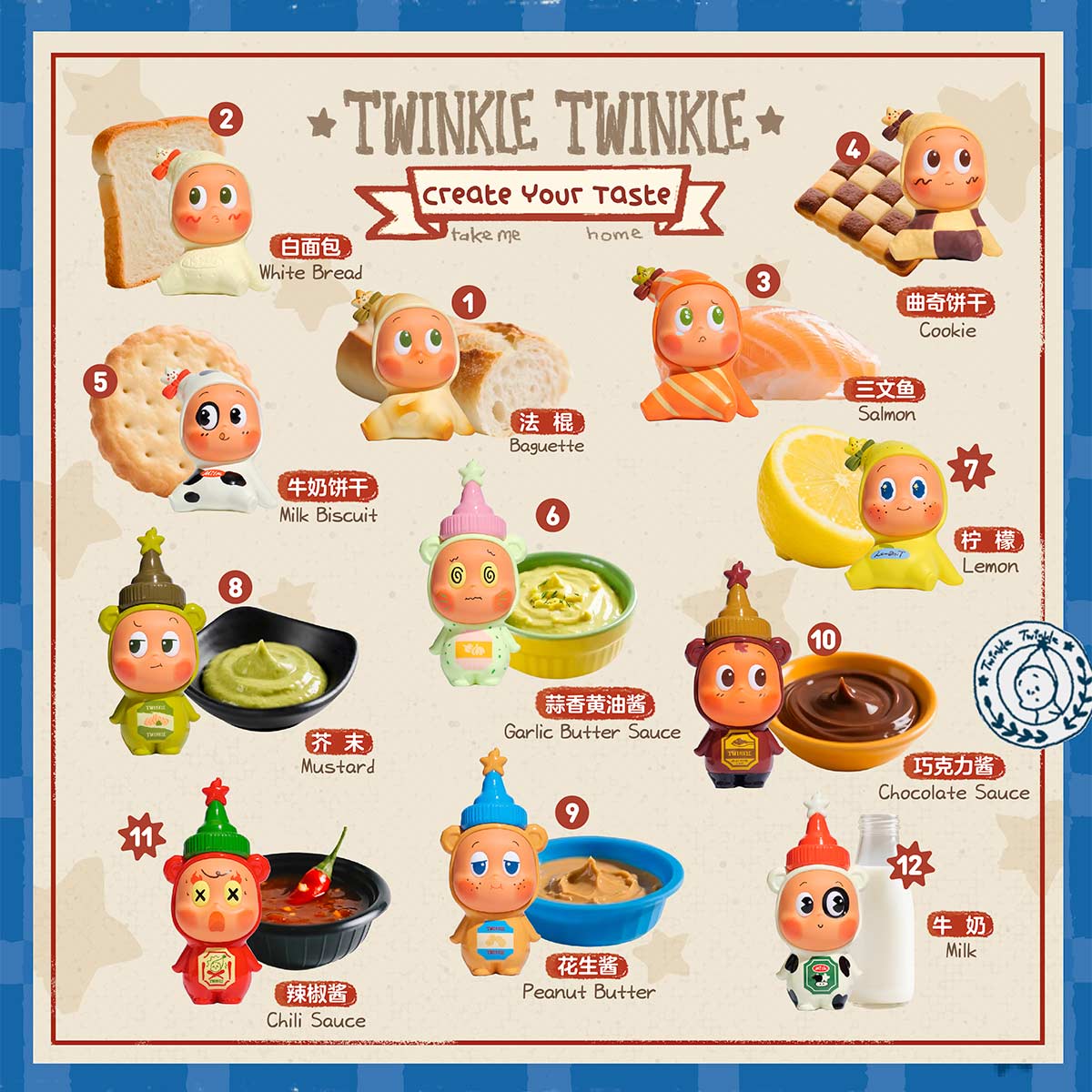 Twinkle Twinkle Create Your Taste アソート Twinkle Twinkle Create Your Taste Series Figures - B - POP
