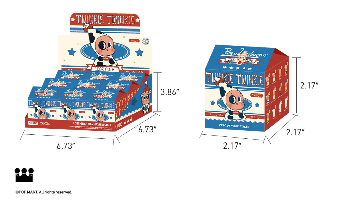 その他 POPMART TwinkleTwinkle Create Your Taste Twinkle Twinkle Create Your Taste Series Figures - POP MART