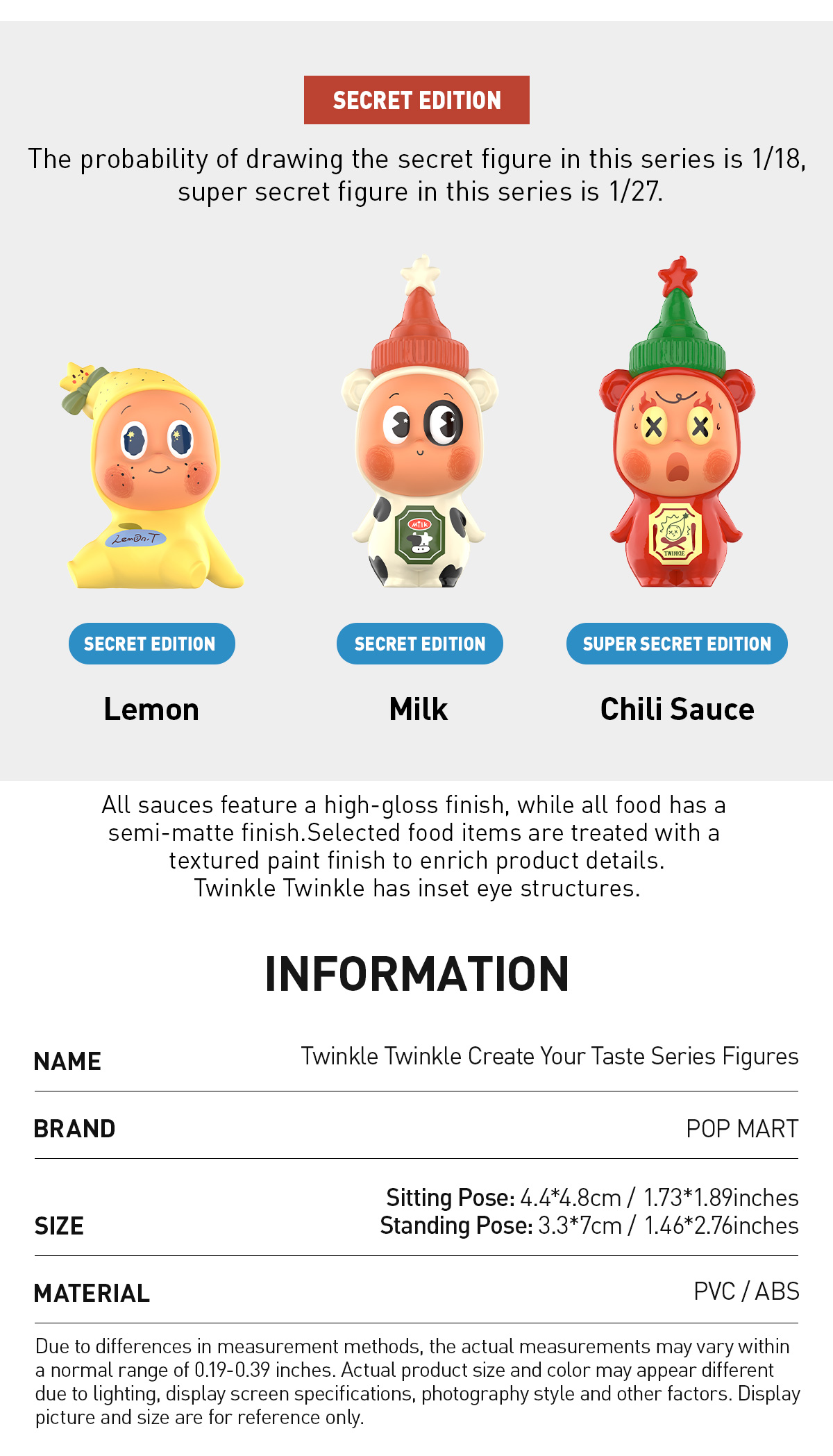 POP NOW:Twinkle Twinkle Create Your Taste Series Figures - A