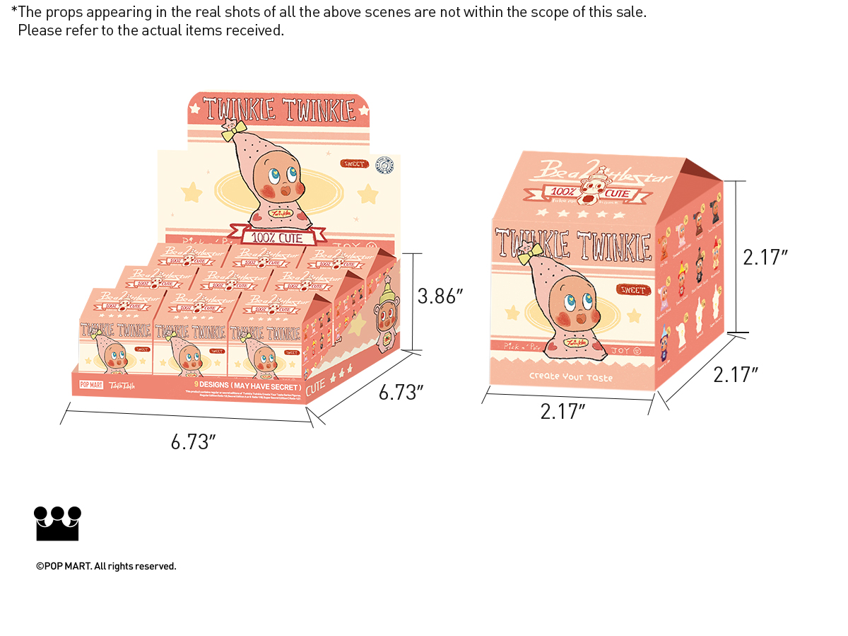 その他 POP MART TWINKLE TWINKLE create your Twinkle Twinkle Create Your Taste Series Figures - B - POP