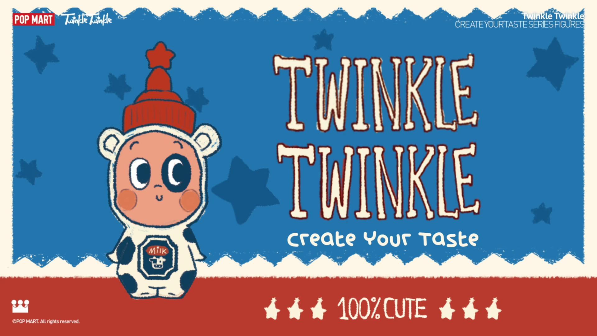 その他 POPMART TwinkleTwinkle Create Your Taste Twinkle Twinkle Create Your Taste Series Figures - A - POP