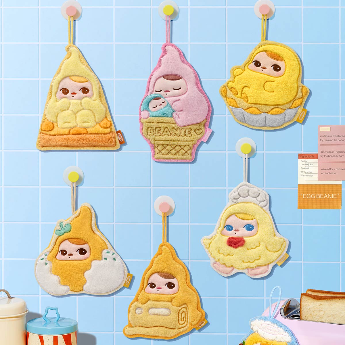 POPMART PUCKY EGG BEANIE 5個セット POP NOW:PUCKY Egg Beanie Series Figures - POP MART (United