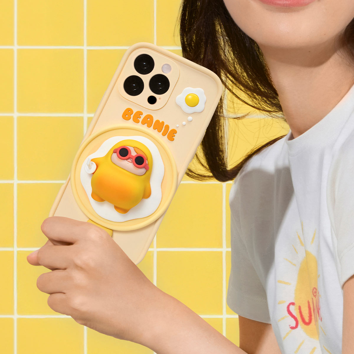 PUCKY EGG BEANIE イエロー PUCKY Egg Beanie Series-Pillow - POP MART (United States)