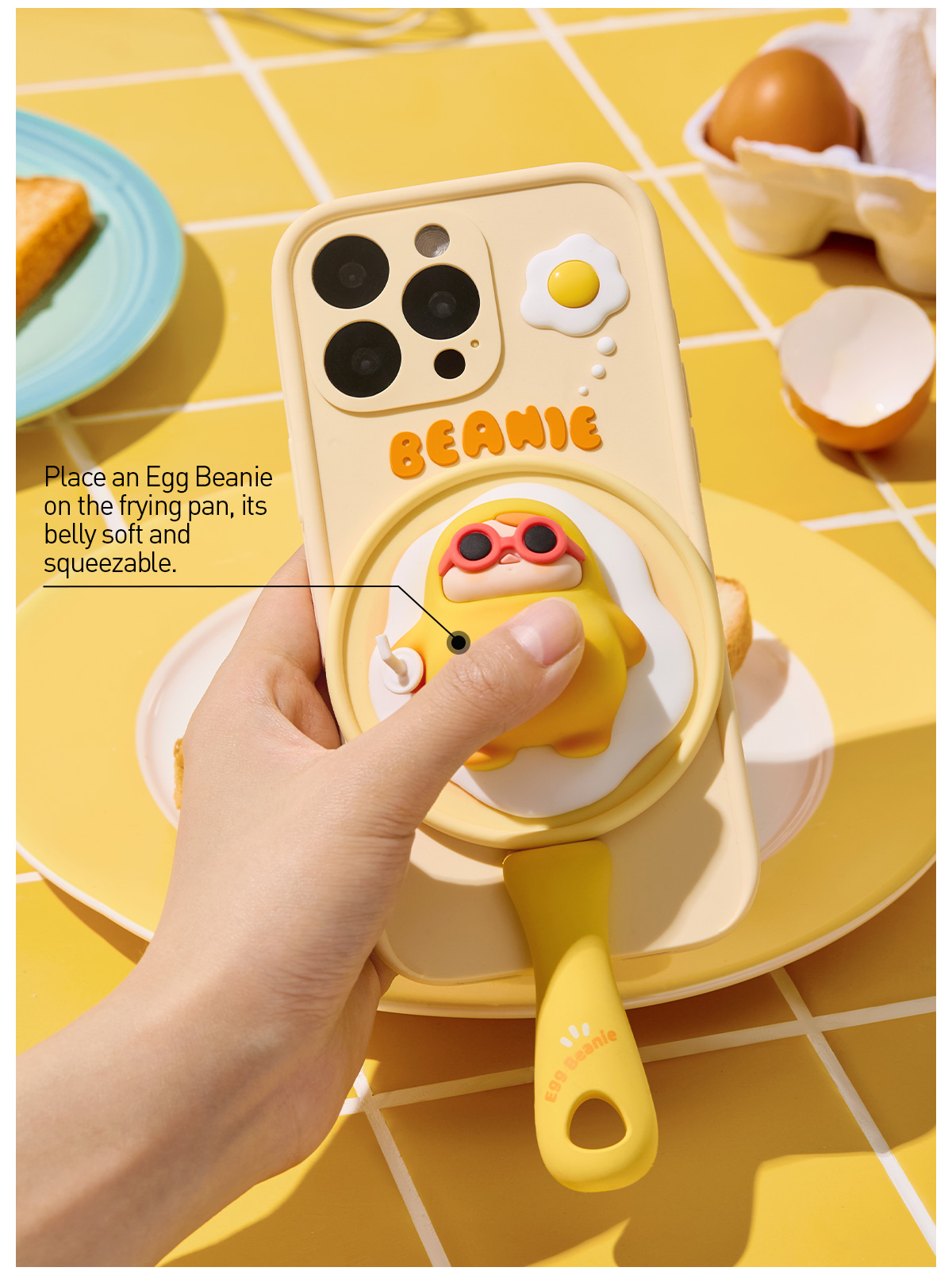 PUCKY EGG BEANIE エアフォンケース PUCKY Egg Beanie Series-Phone Case - POP MART (United States)